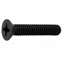 10-24 X 1 3/4 PHIL FLAT M/S BLK OX & WAX